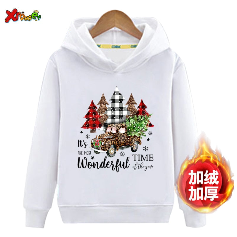 Matching Family Christmas Hooded Sweatshirts