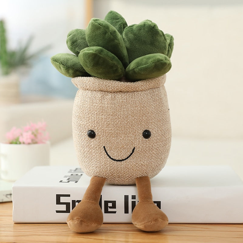 Potted Plush Plants - Bring a Touch of Nature into Your Home!