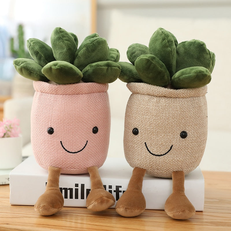 Potted Plush Plants - Bring a Touch of Nature into Your Home!