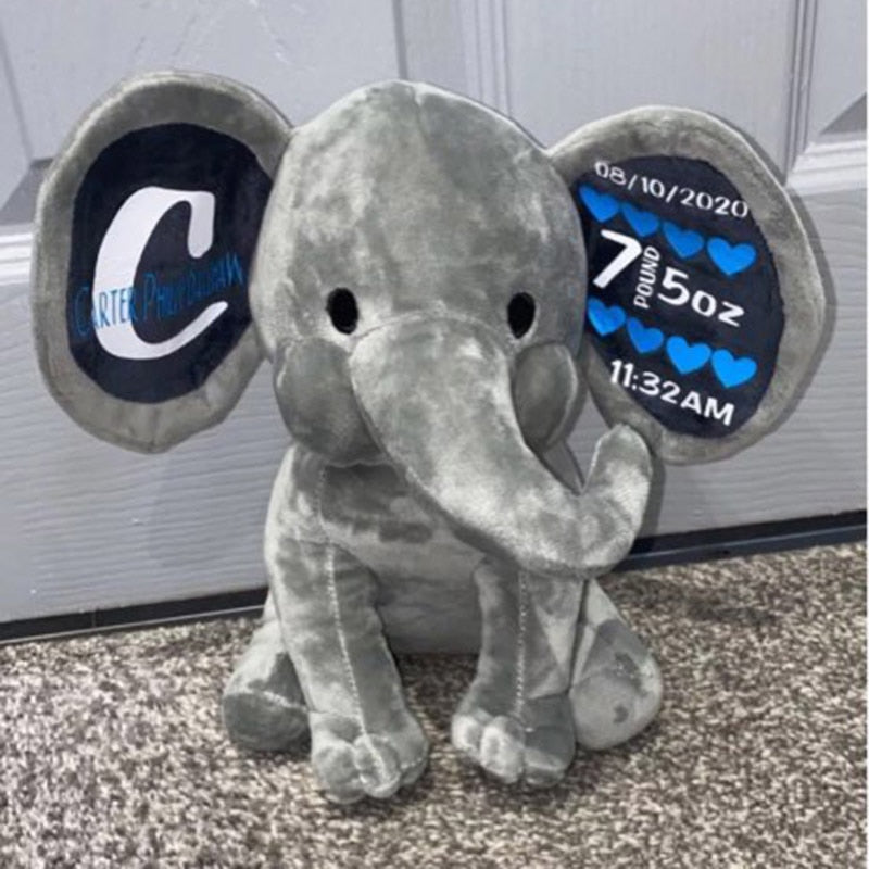 Elephant Plush Toy- Customization available