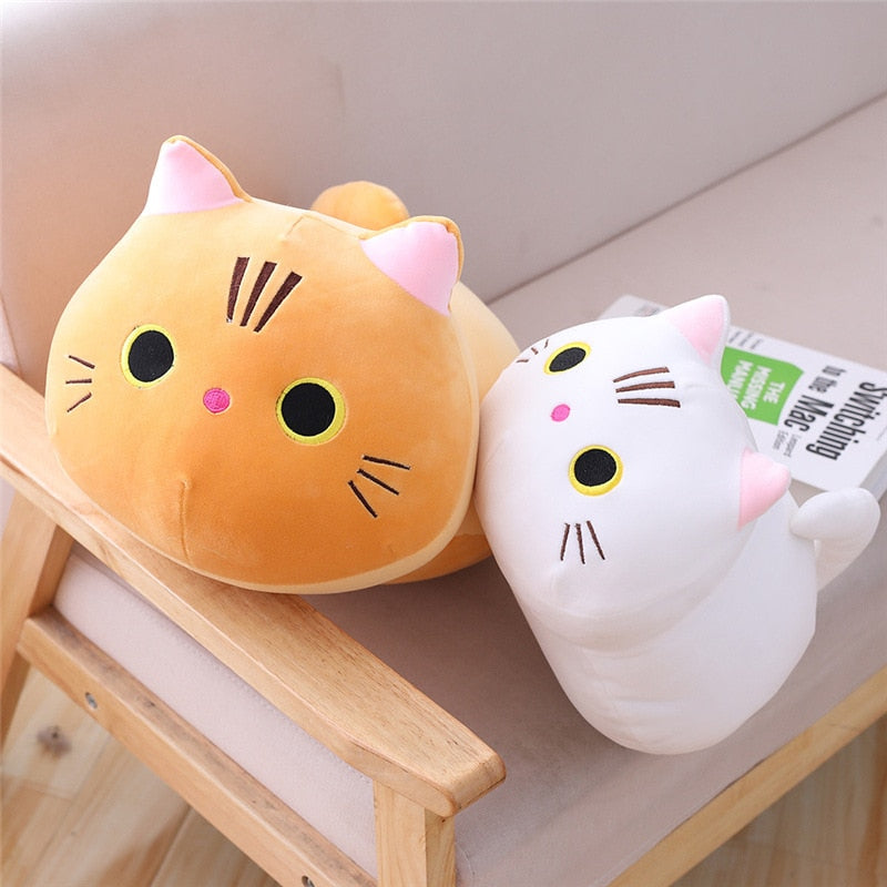 Cartoon Cat Plush Toy Pillow - Soft Toy Cute Animal