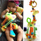 Soft Plush Stroller Toy - Developmental Toy and Baby Teether