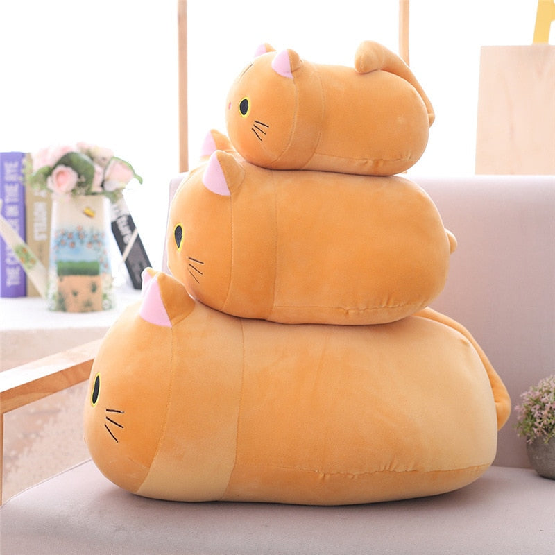 Cartoon Cat Plush Toy Pillow - Soft Toy Cute Animal