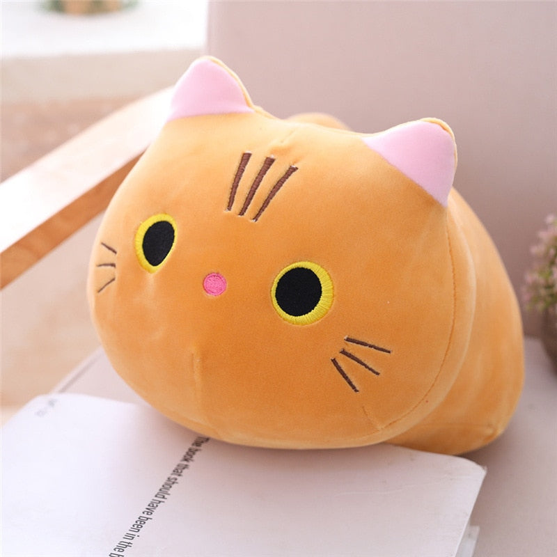 Cartoon Cat Plush Toy Pillow - Soft Toy Cute Animal