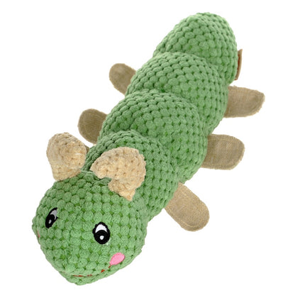 Caterpillar Dog Chew Squeak Toy