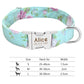 Personalized Reflective Nylon Dog Collar -Engraved ID Tag