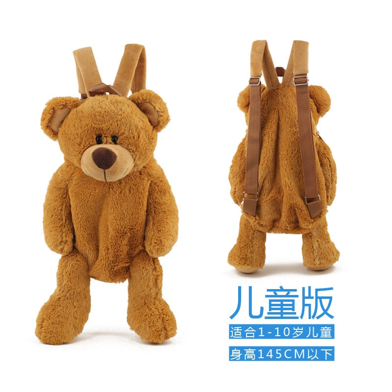 Teddy Bear and Friends Plush Backpack