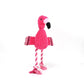 Flamingo Pet Dog Chew Squeak Toy for Small Dogs