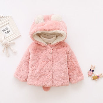 Bunny Ears Plush Jacket 9M-4T