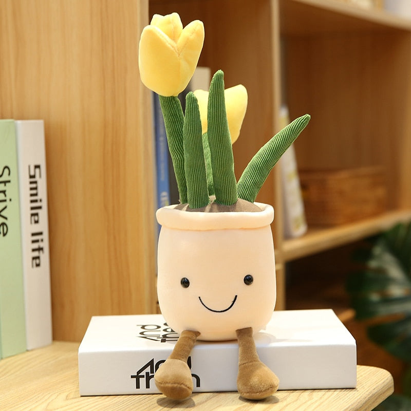 Potted Plush Plants - Bring a Touch of Nature into Your Home!