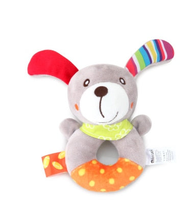 Soft Plush Stroller Toy - Developmental Toy and Baby Teether