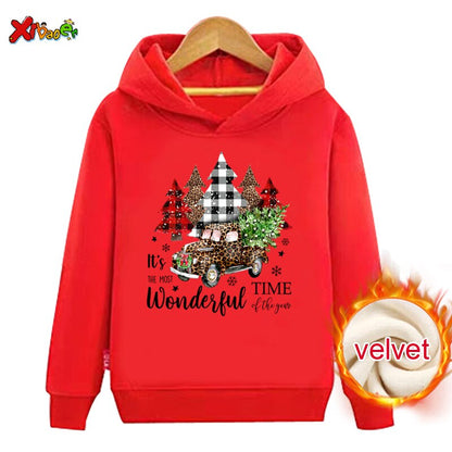 Matching Family Christmas Hooded Sweatshirts