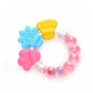Soft and Soothing Plush Infant Teether Stroller Toy - The Perfect Companion for Your Little One!