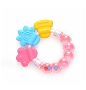 Soft and Soothing Plush Infant Teether Stroller Toy - The Perfect Companion for Your Little One!