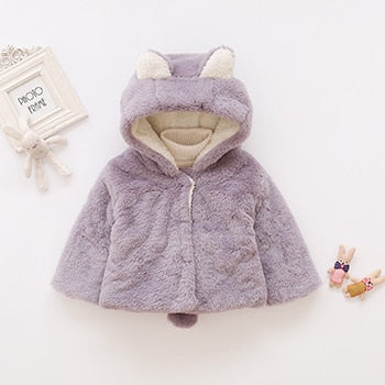 Bunny Ears Plush Jacket 9M-4T