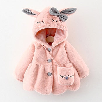 Bunny Ears Plush Jacket 9M-4T