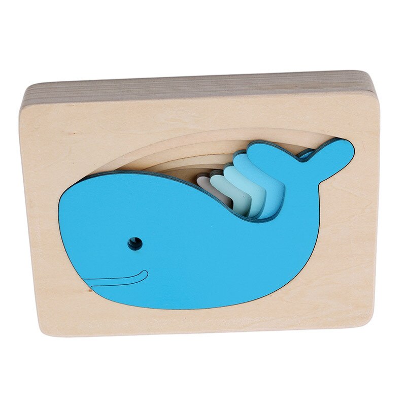 Multi-Layer Wood Puzzle for Toddlers - Available in Various Designs!