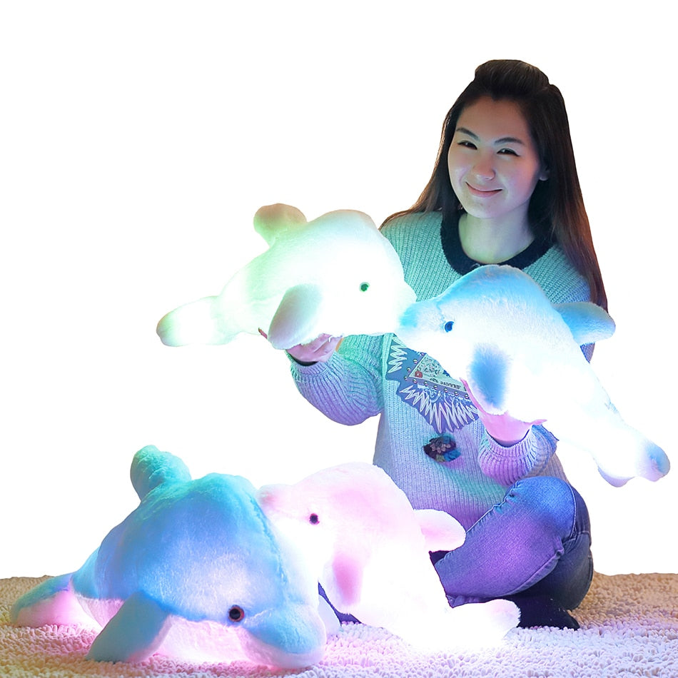 Dolphin Light-Up Plush Toy - Perfect for Nighttime Cuddles!