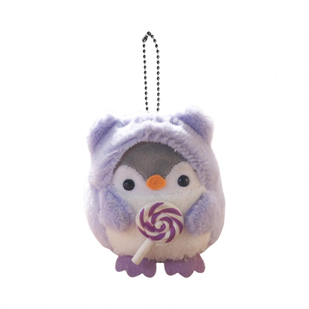 Lollipop Penguin Plush Keychain