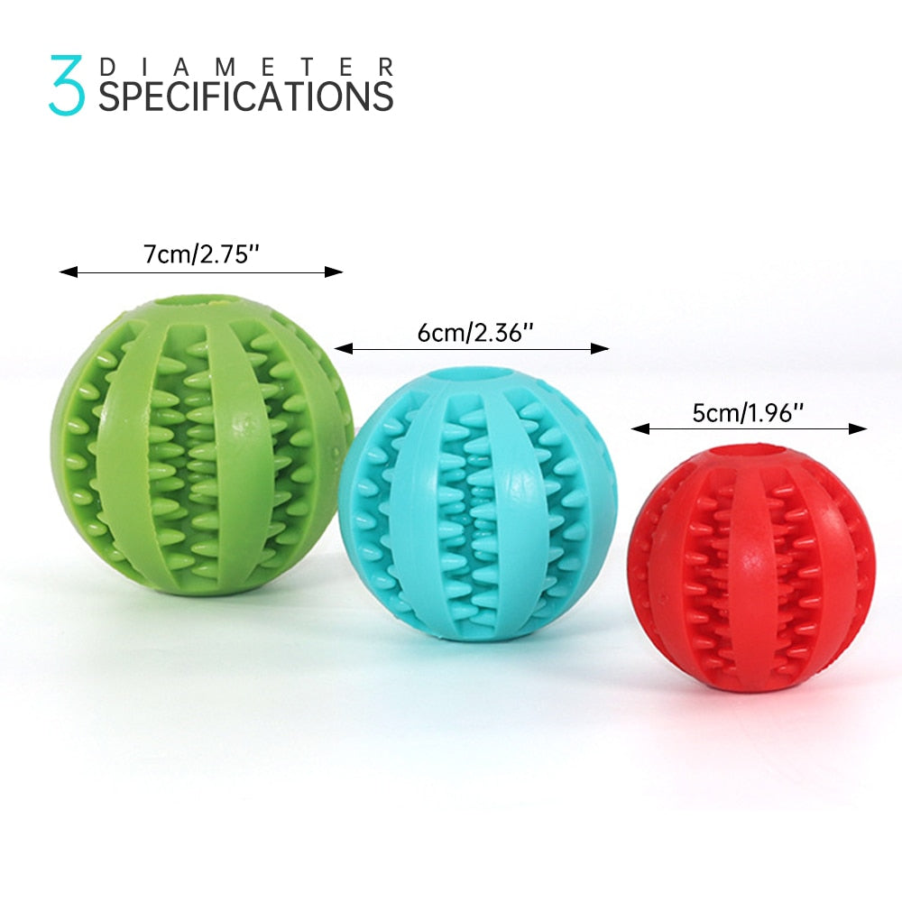 Dog Chew Toy Interactive Rubber Balls