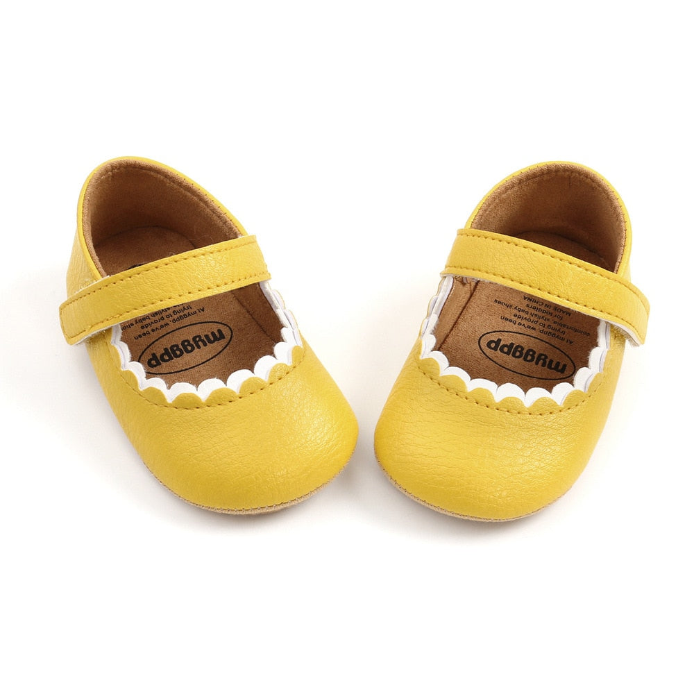 Leather Mary Jane Shoes for Infant/Toddler Girls