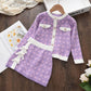 Girl's Fashionable Sweater Dress Sets