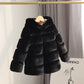 Girls Faux Fur Coat Size 2T-10