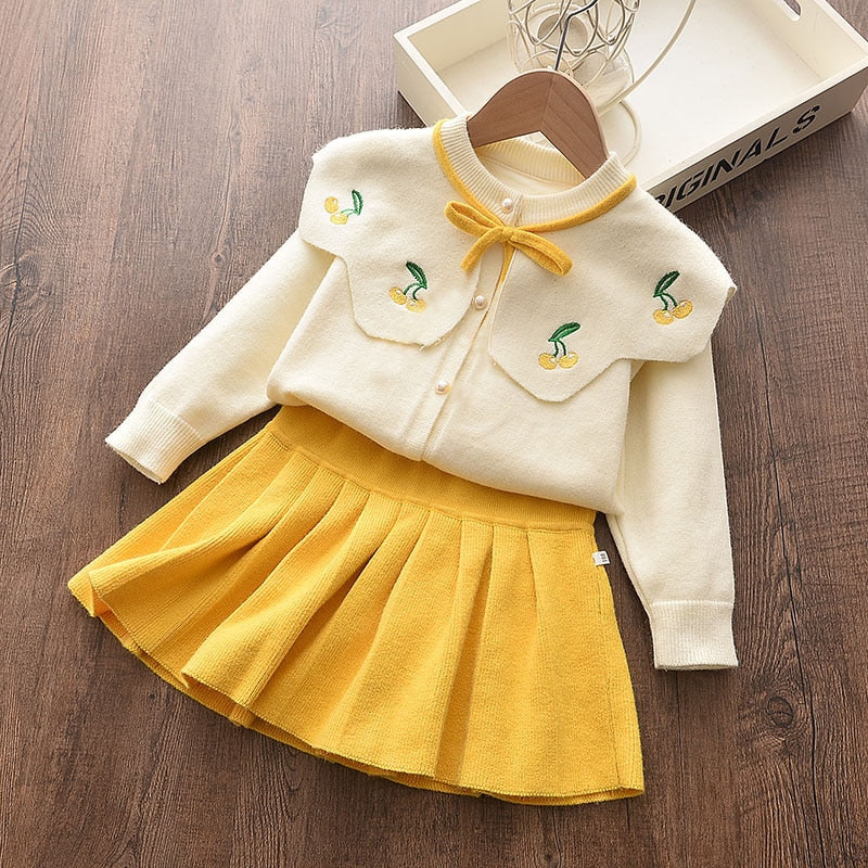 Girl's Fashionable Sweater Dress Sets