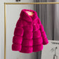 Girls Faux Fur Coat Size 2T-10