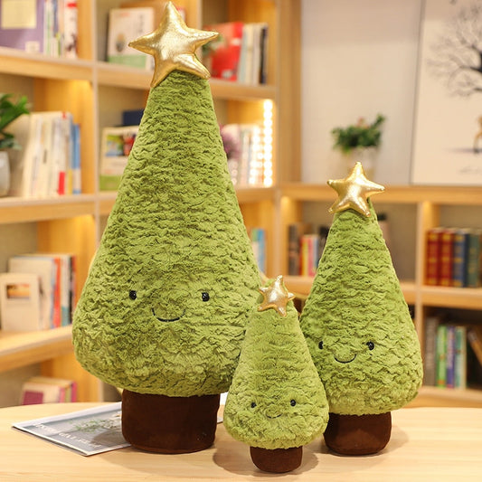 Christmas Tree Soft Plush Toy - Cute Christmas Decoration (4 Sizes)