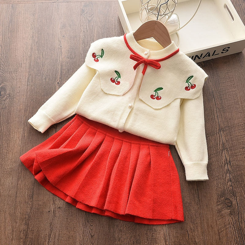 Girl's Fashionable Sweater Dress Sets