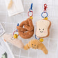 Soft Cartoon Plush Food-Pretzel, Croissant, Toast/ Bread, Egg Toy