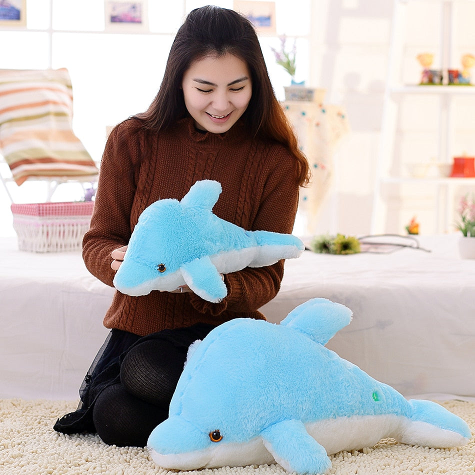 Dolphin Light-Up Plush Toy - Perfect for Nighttime Cuddles!