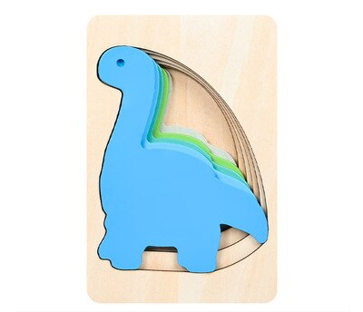 Multi-Layer Wood Puzzle for Toddlers - Available in Various Designs!