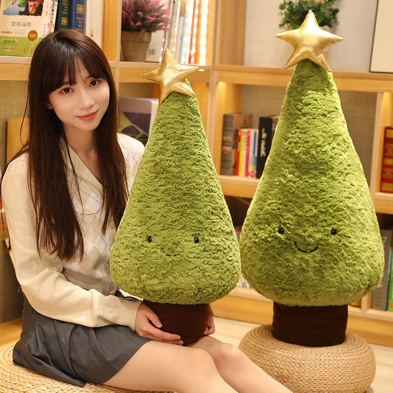 Christmas Tree Soft Plush Toy - Cute Christmas Decoration (4 Sizes)