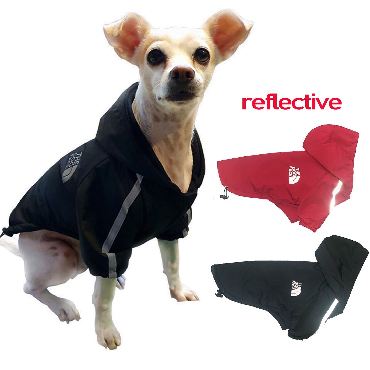 Dog Jacket - Fashionable, Reflective, Waterproof, Coat for Your Pet Dog