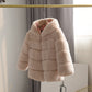 Girls Faux Fur Coat Size 2T-10