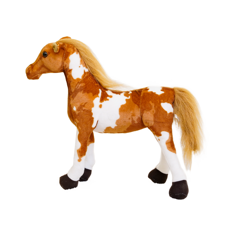 Flexible Plush Horse Toy - Posable Legs for Realistic Play