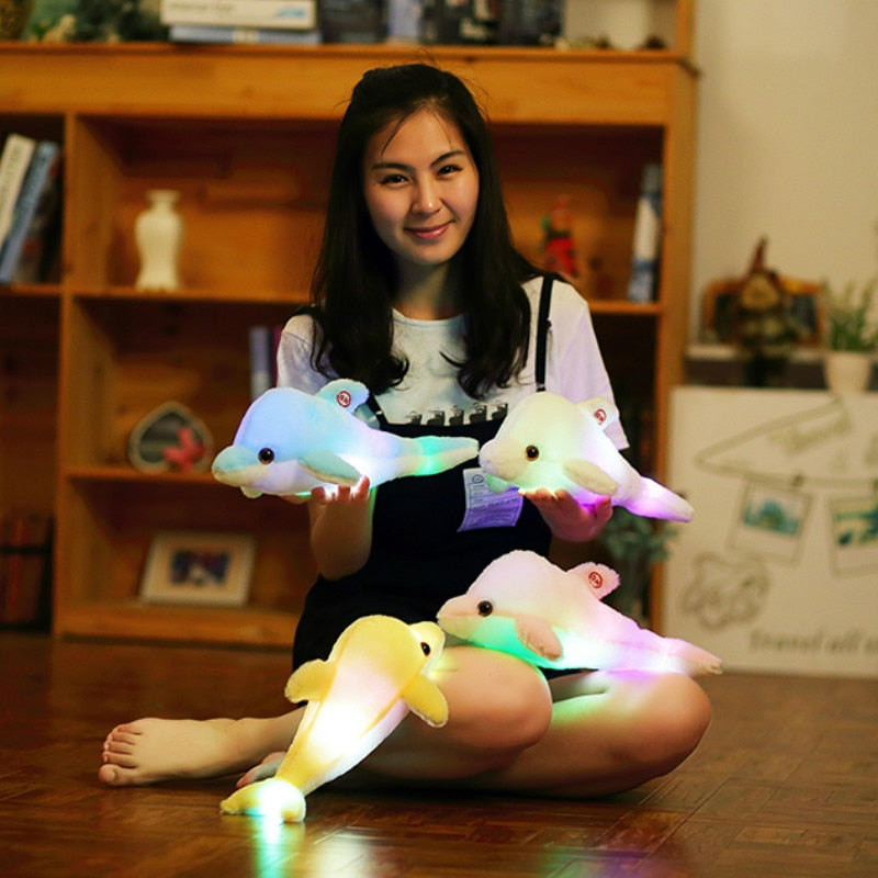 Dolphin Light-Up Plush Toy - Perfect for Nighttime Cuddles!