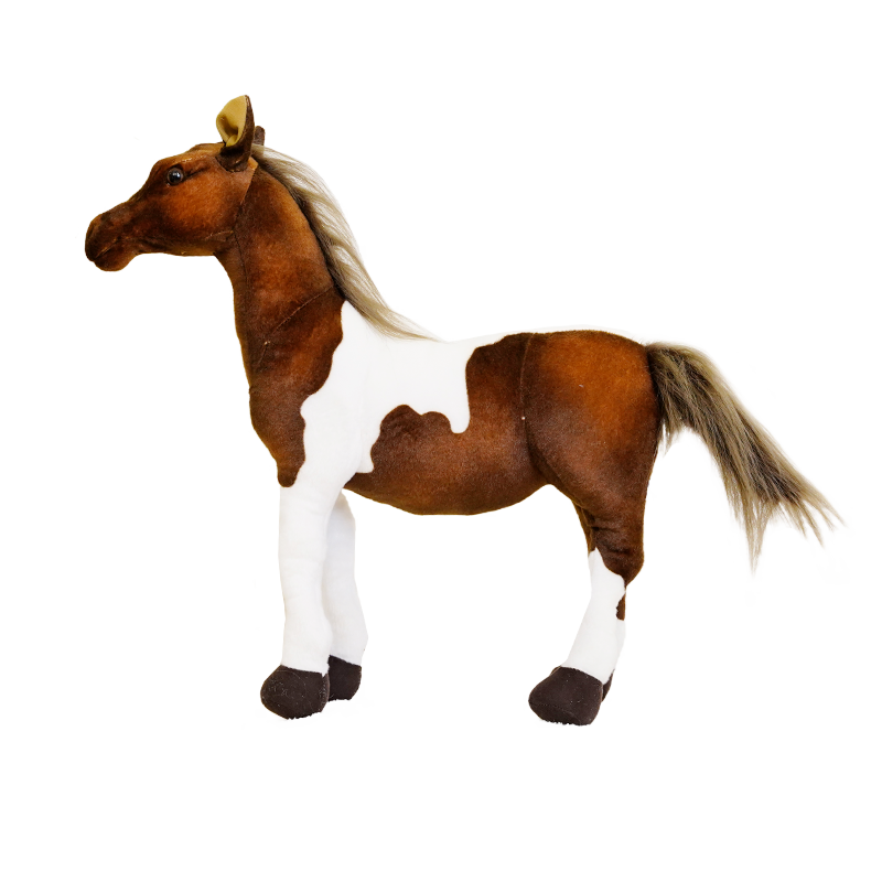 Flexible Plush Horse Toy - Posable Legs for Realistic Play