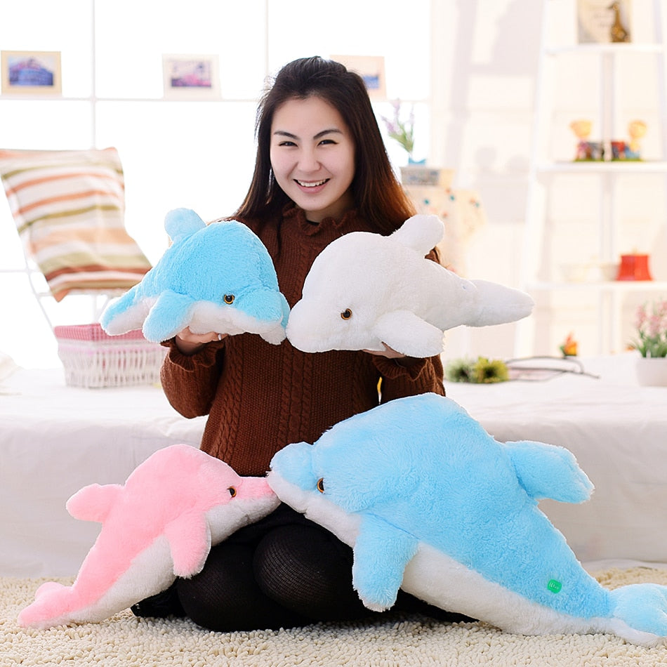 Dolphin Light-Up Plush Toy - Perfect for Nighttime Cuddles!