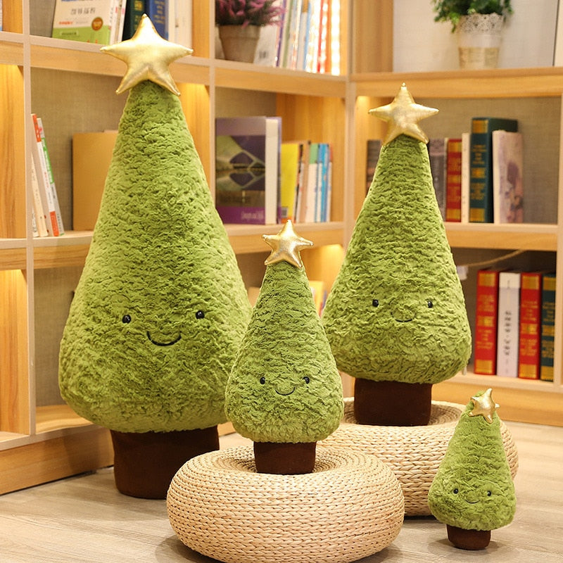 Christmas Tree Soft Plush Toy - Cute Christmas Decoration (4 Sizes)