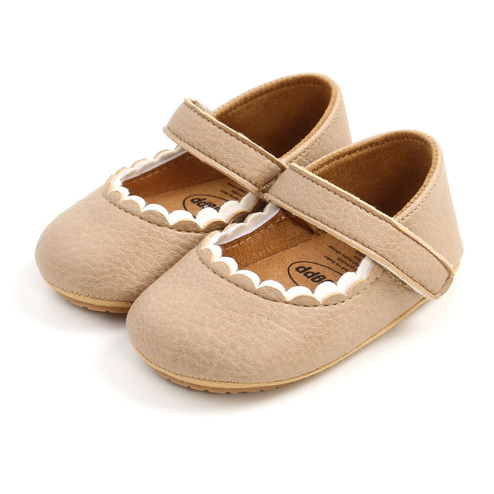 Leather Mary Jane Shoes for Infant/Toddler Girls