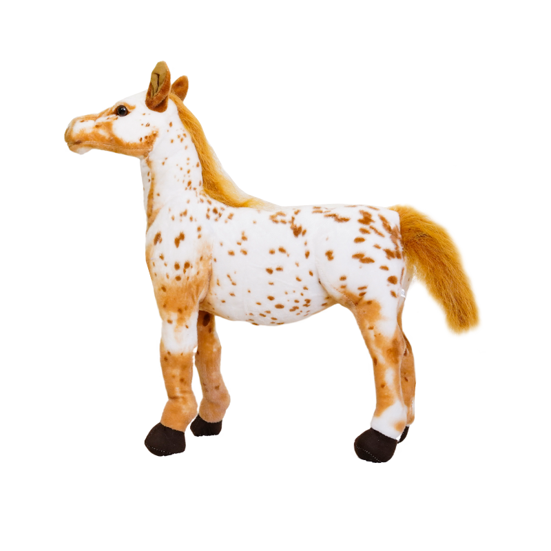 Flexible Plush Horse Toy - Posable Legs for Realistic Play