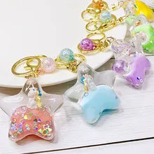 Boba Bubble Tea Key Chain with Unicorn