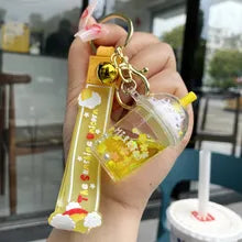 Boba-Licious Adorable Boba Cat Bubble Tea Keychains