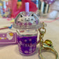 Boba-Licious Adorable Boba Cat Bubble Tea Keychains