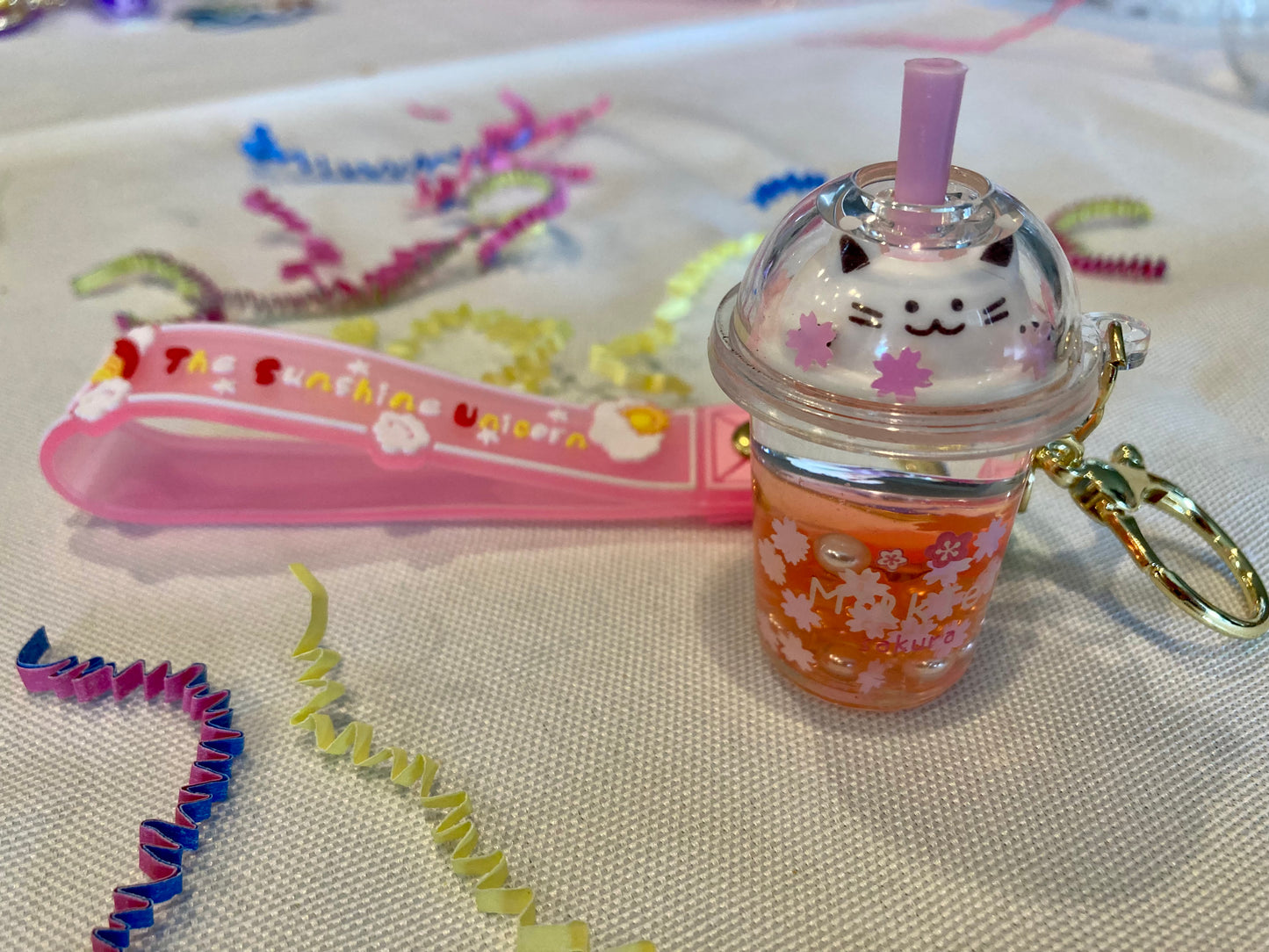 Boba-Licious Adorable Boba Cat Bubble Tea Keychains