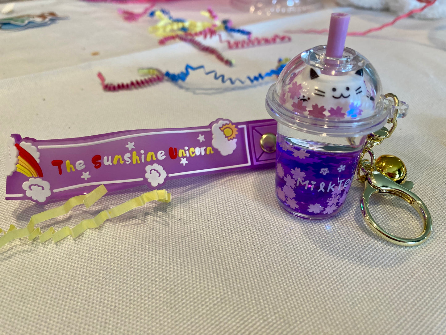 Boba-Licious Adorable Boba Cat Bubble Tea Keychains