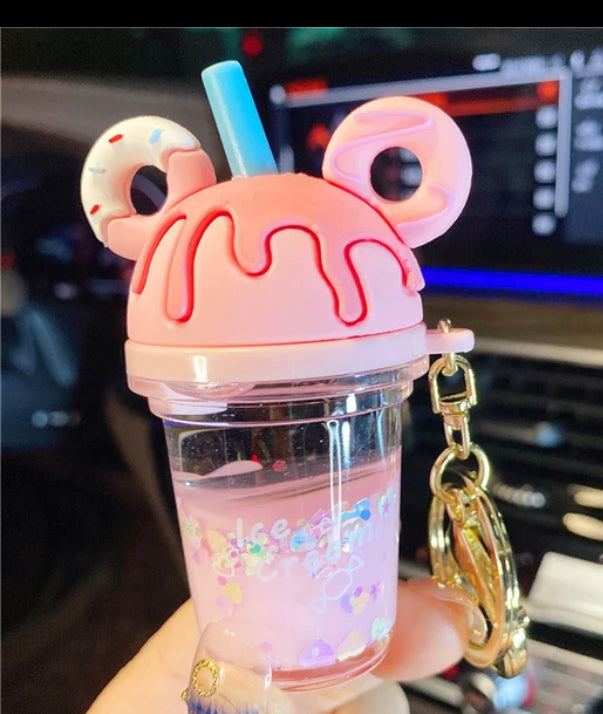 Boba Milk Tea Cartoon Keychain